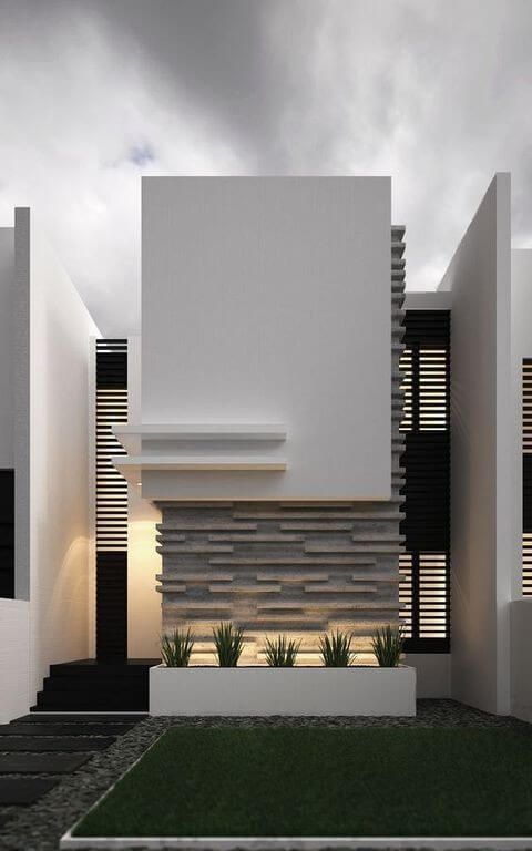 طراحی نمای مدرن ویلا20